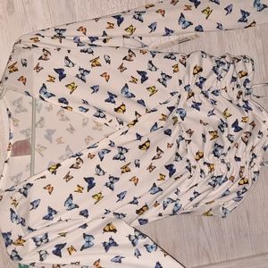 Butterfly printed top
